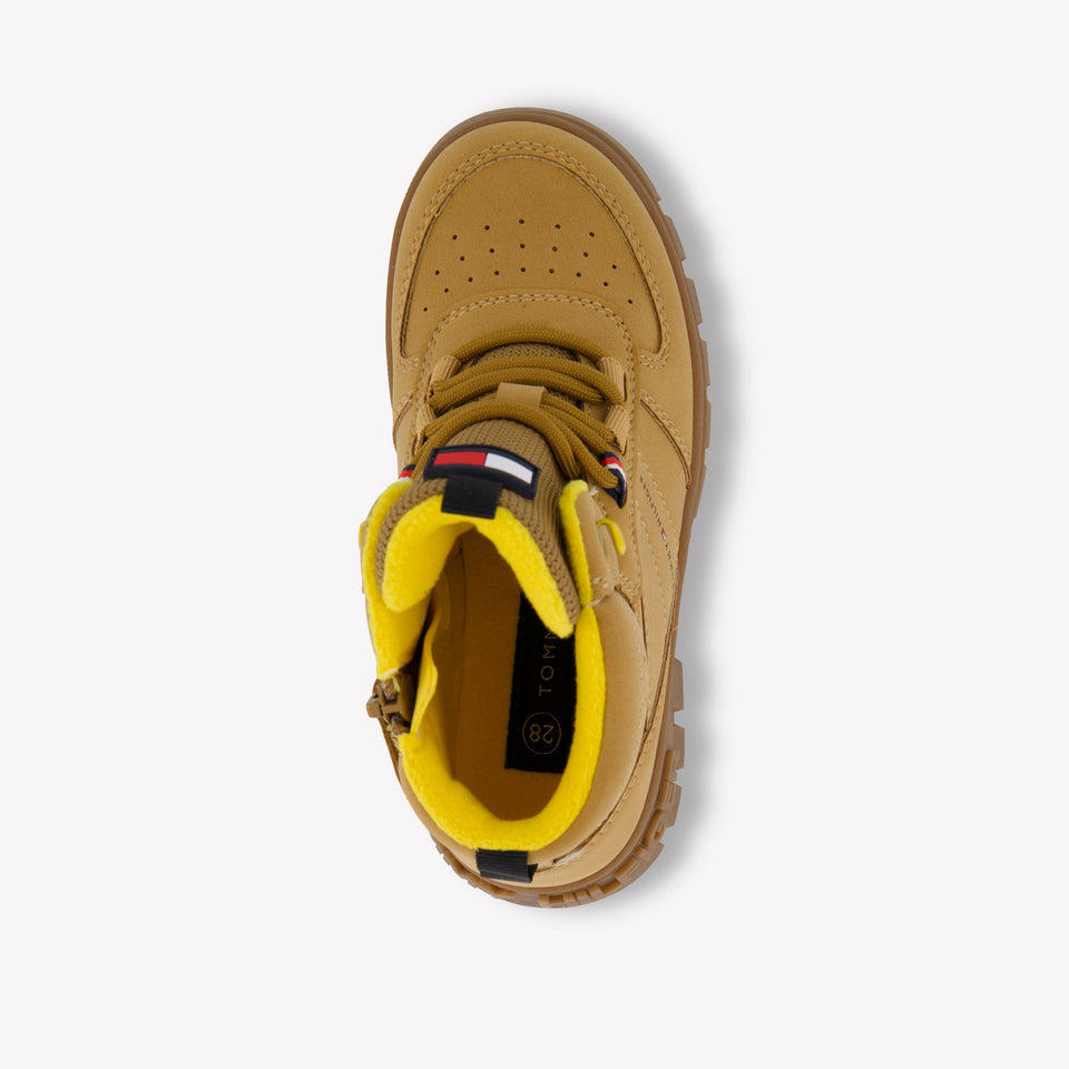 Tommy Hilfiger Jongens Snowboots In Camel