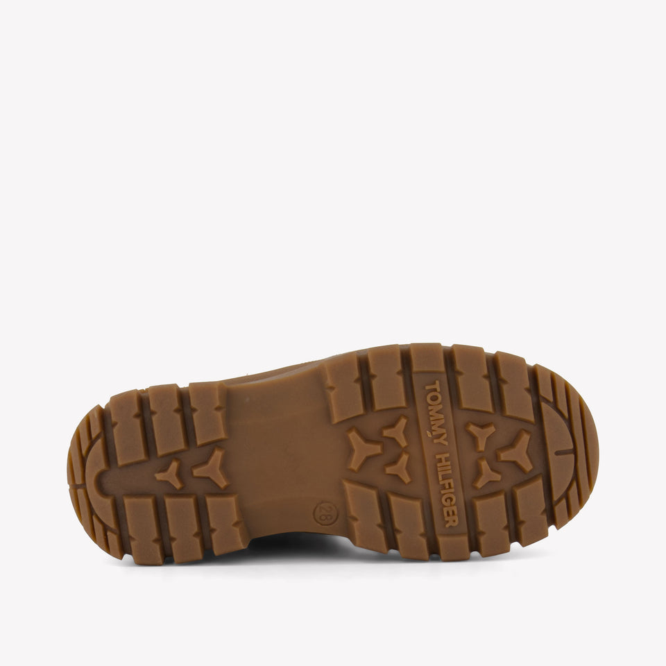 Tommy Hilfiger Jongens Snowboots In Camel