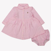 Ralph Lauren Baby Girls Dress  Light Pink