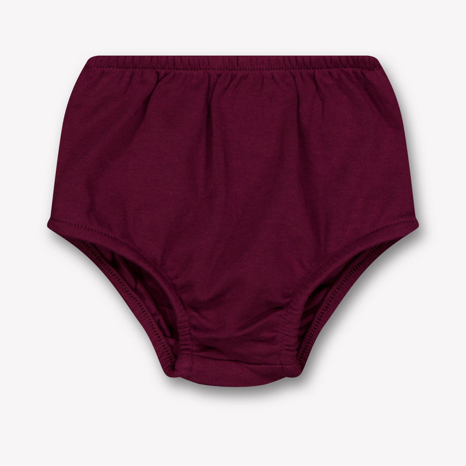 Ralph Lauren Baby Meisjes Jurk In Bordeaux