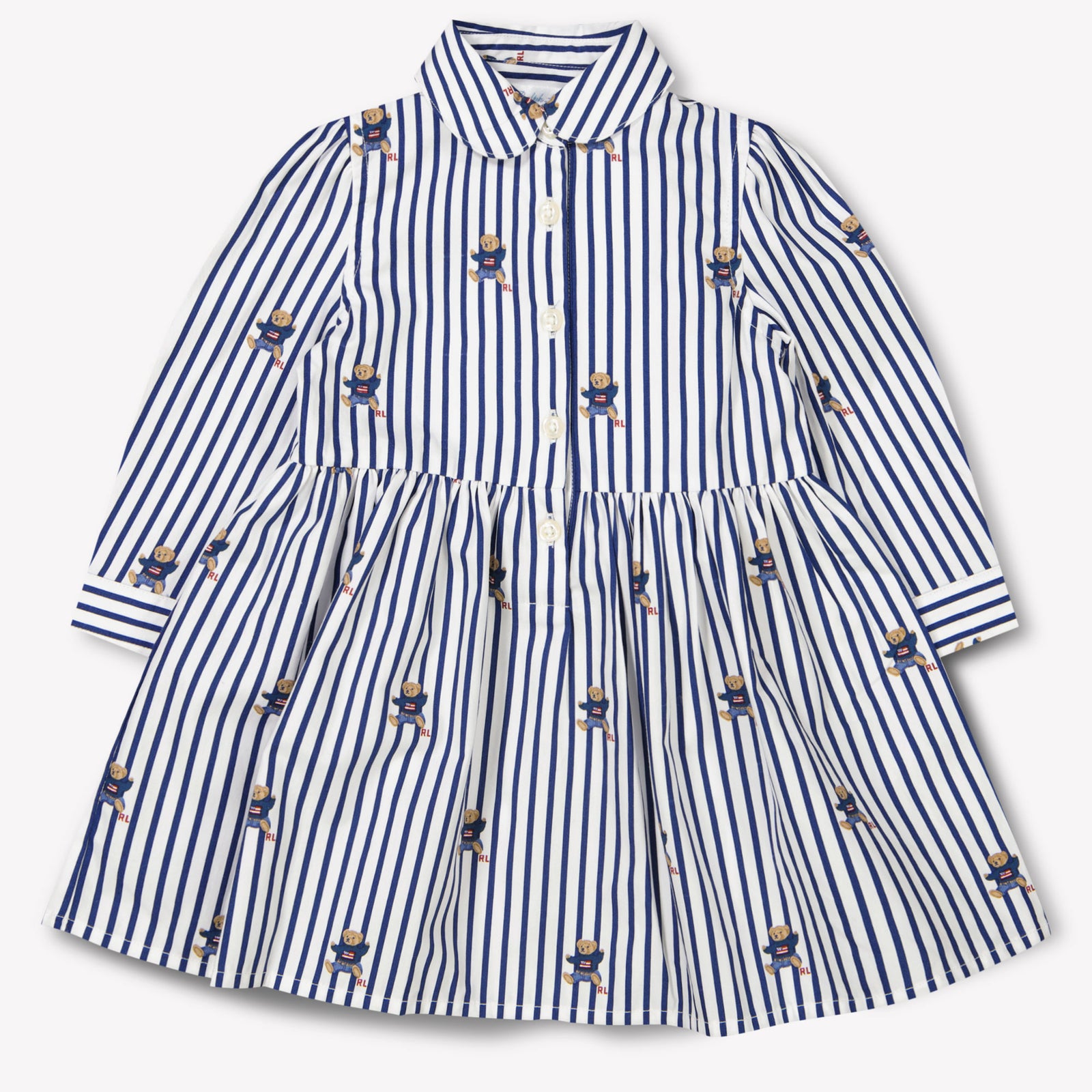 Ralph Lauren Baby Meisjes Jurk In Navy