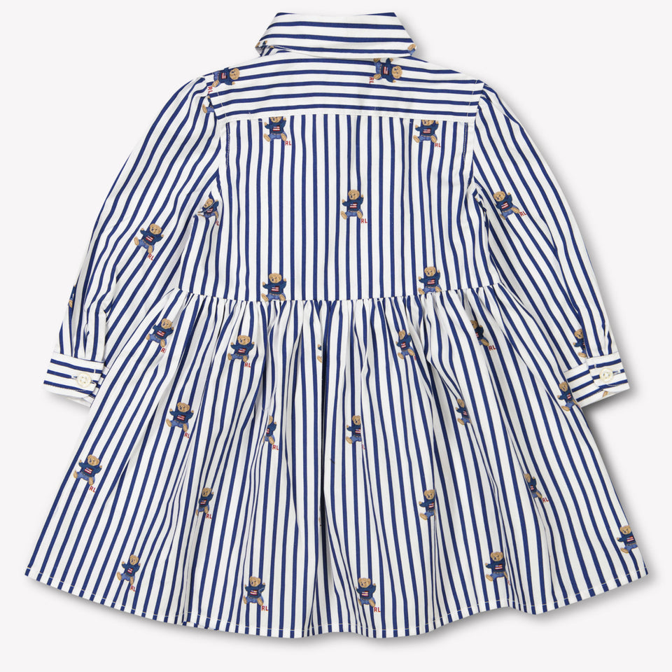 Ralph Lauren Baby Meisjes Jurk In Navy