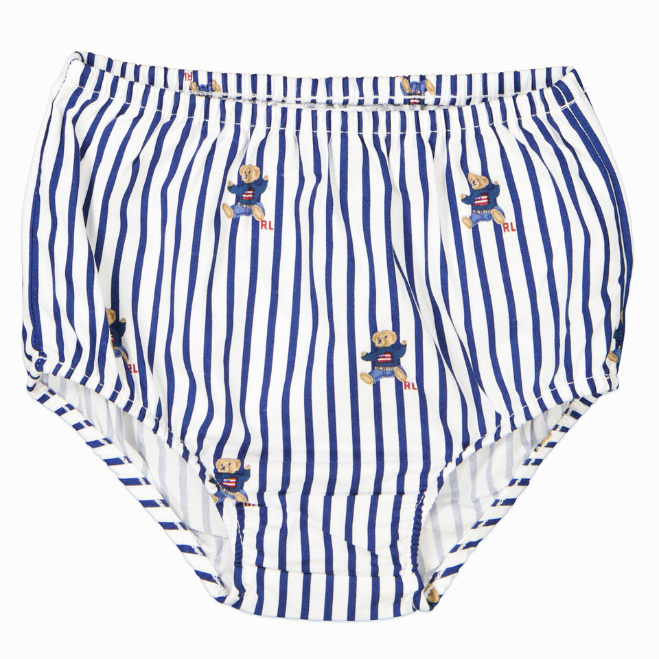 Ralph Lauren Baby Meisjes Jurk In Navy