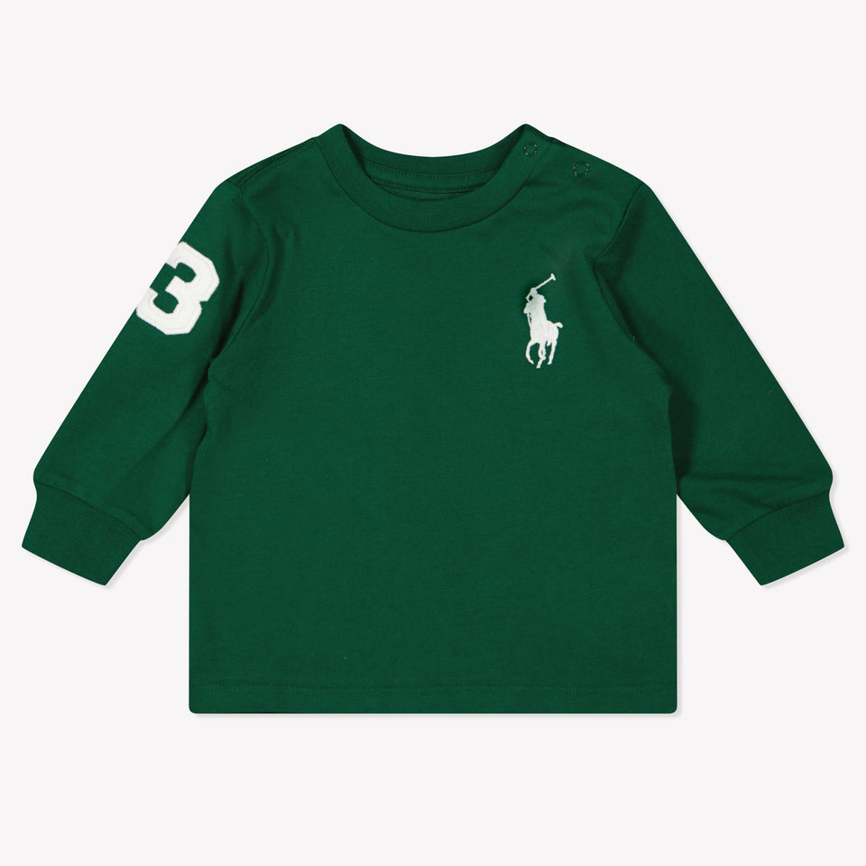 Ralph Lauren Baby Jongens T-Shirt In Groen