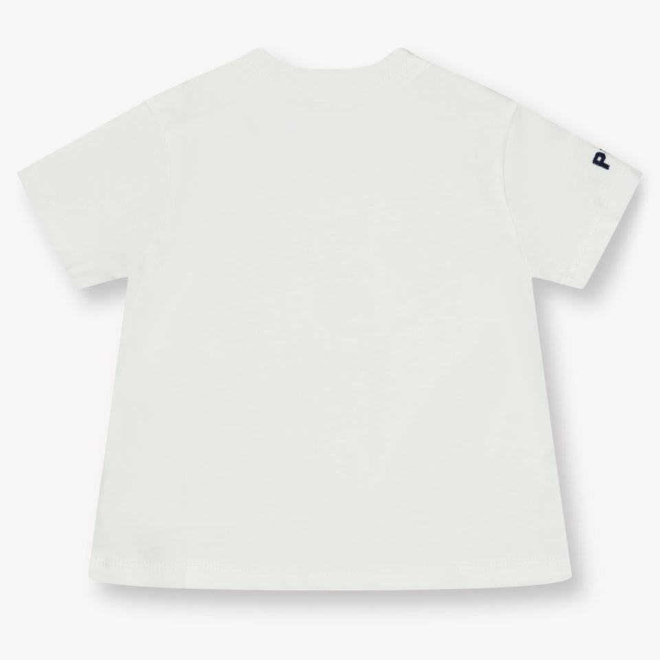 Ralph Lauren Baby Jongens T-Shirt In Wit