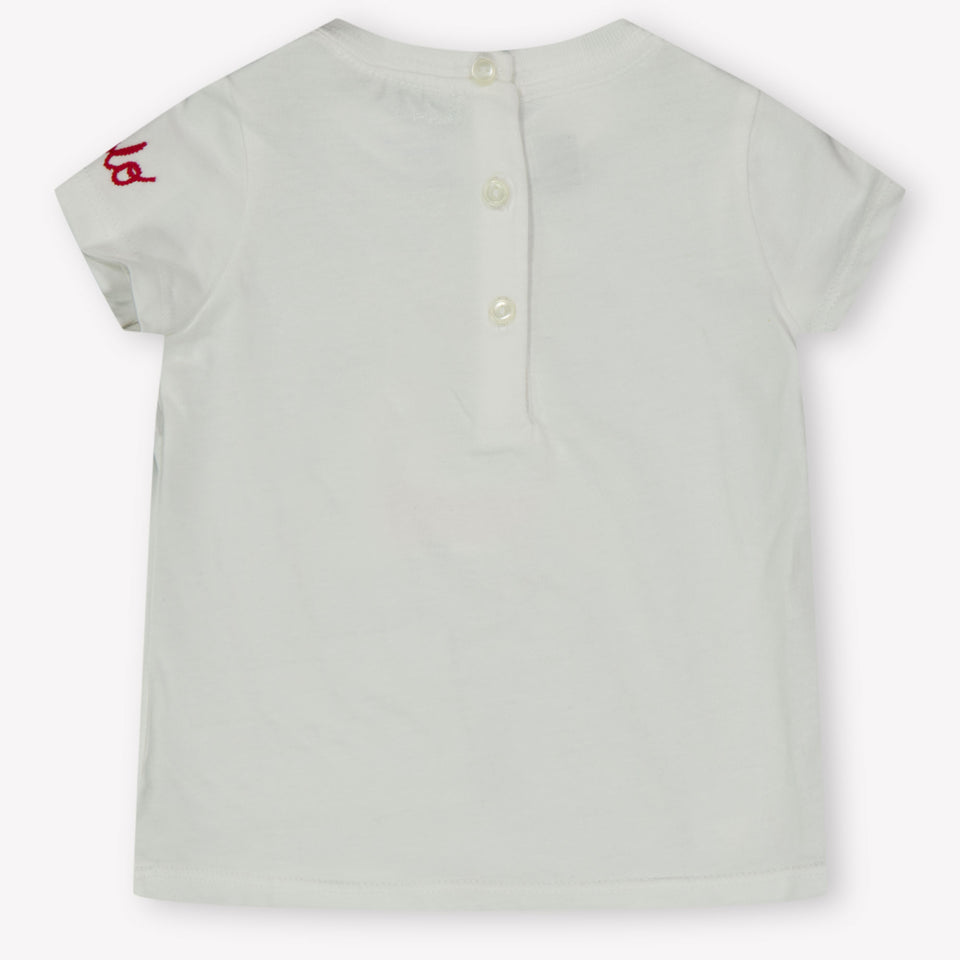 Ralph Lauren Baby Meisjes T-Shirt In Wit