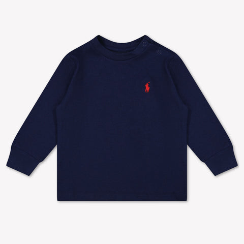 Ralph Lauren Baby Jongens T-Shirt In Navy