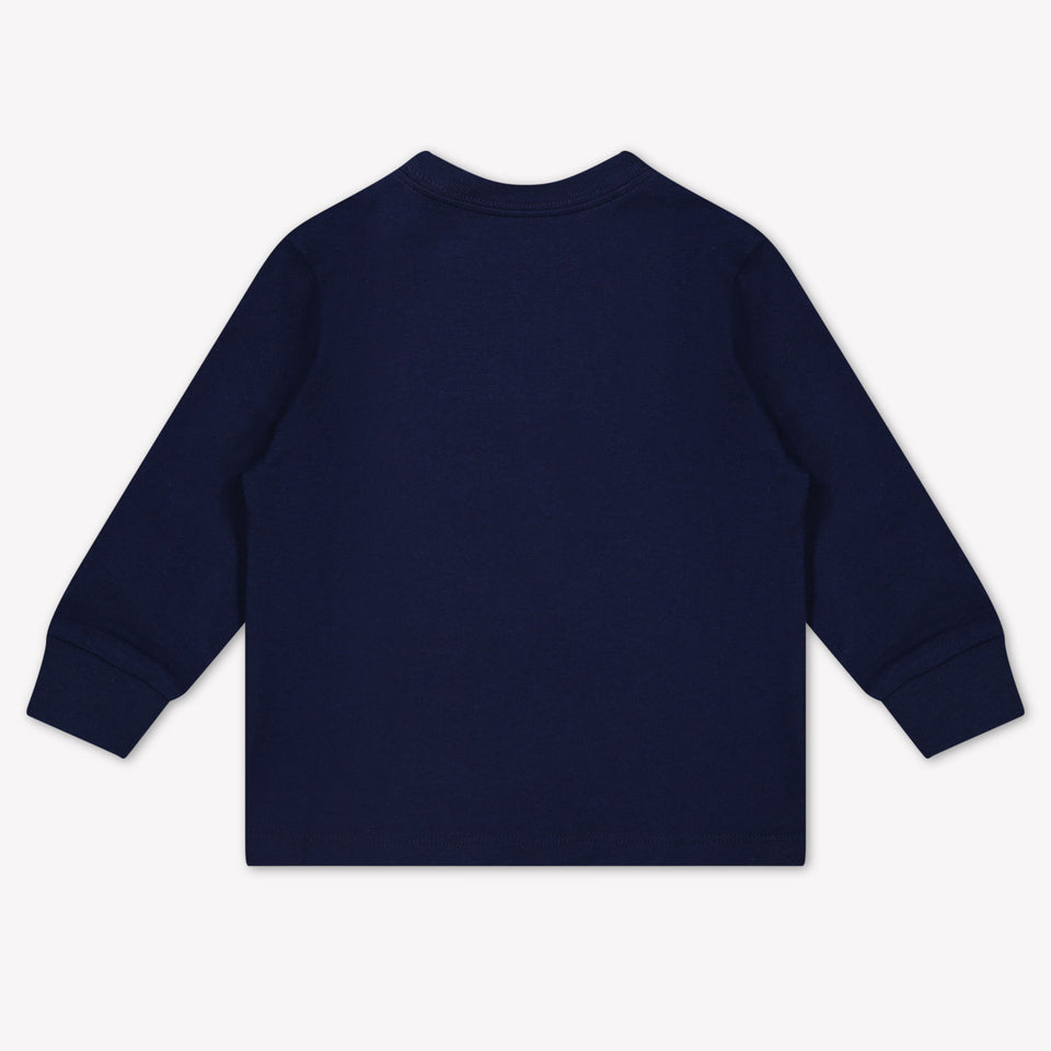 Ralph Lauren Baby Jongens T-Shirt In Navy