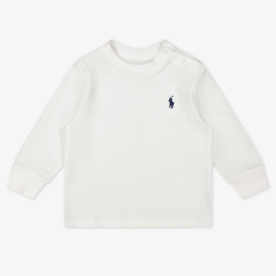Ralph Lauren Baby Jongens T-Shirt In Wit