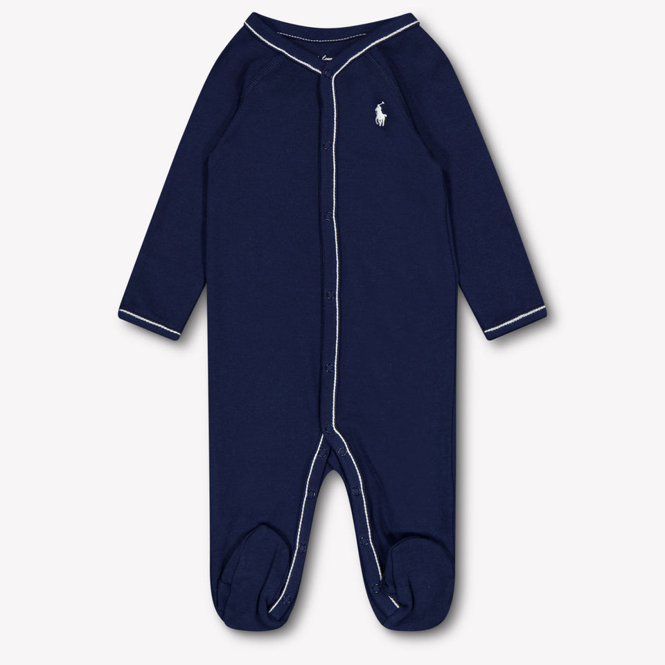 Ralph Lauren Baby Boys Playsuit  Navy