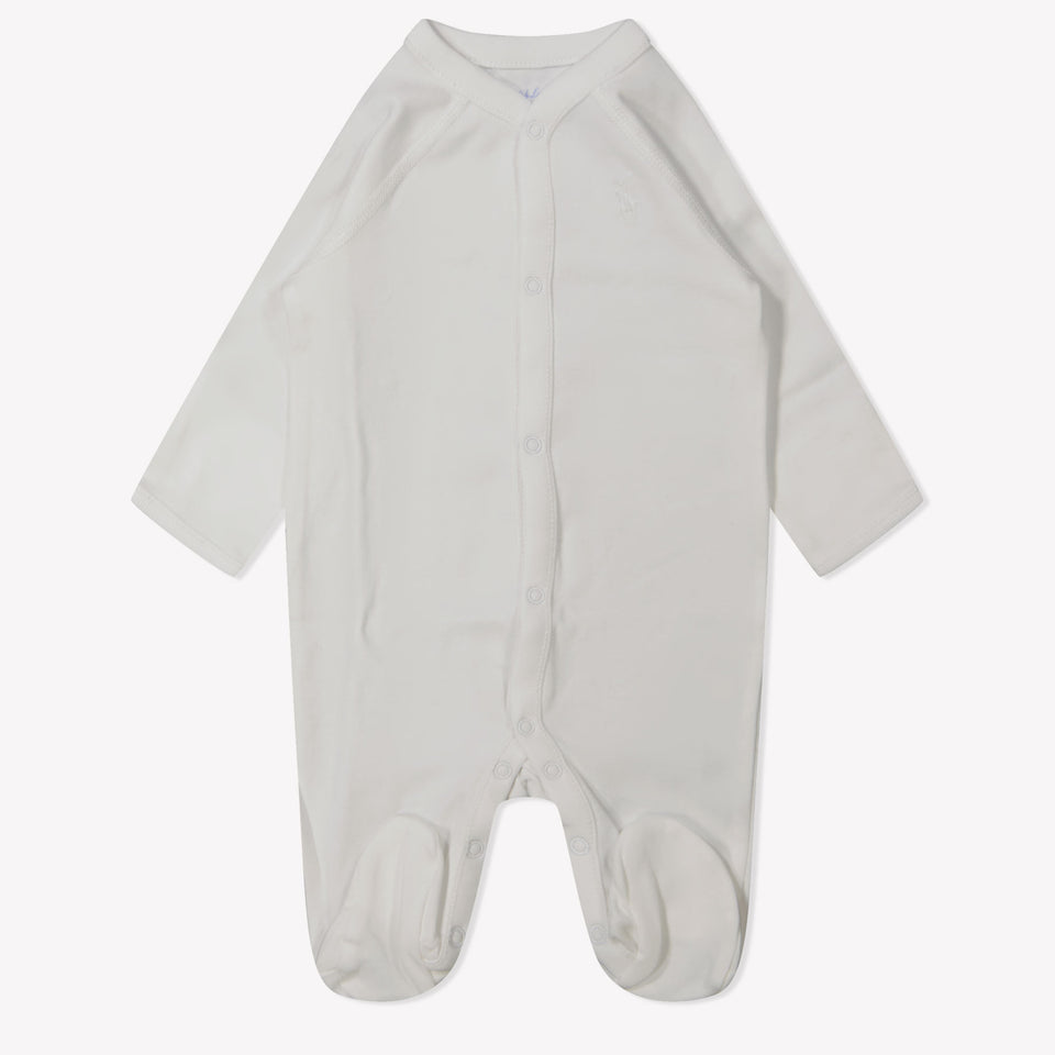 Ralph Lauren Baby Unisex Playsuit  White