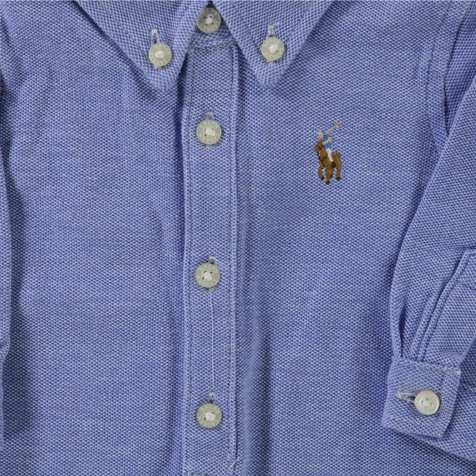 Ralph Lauren Baby Jongens Boxpakje In Licht Blauw