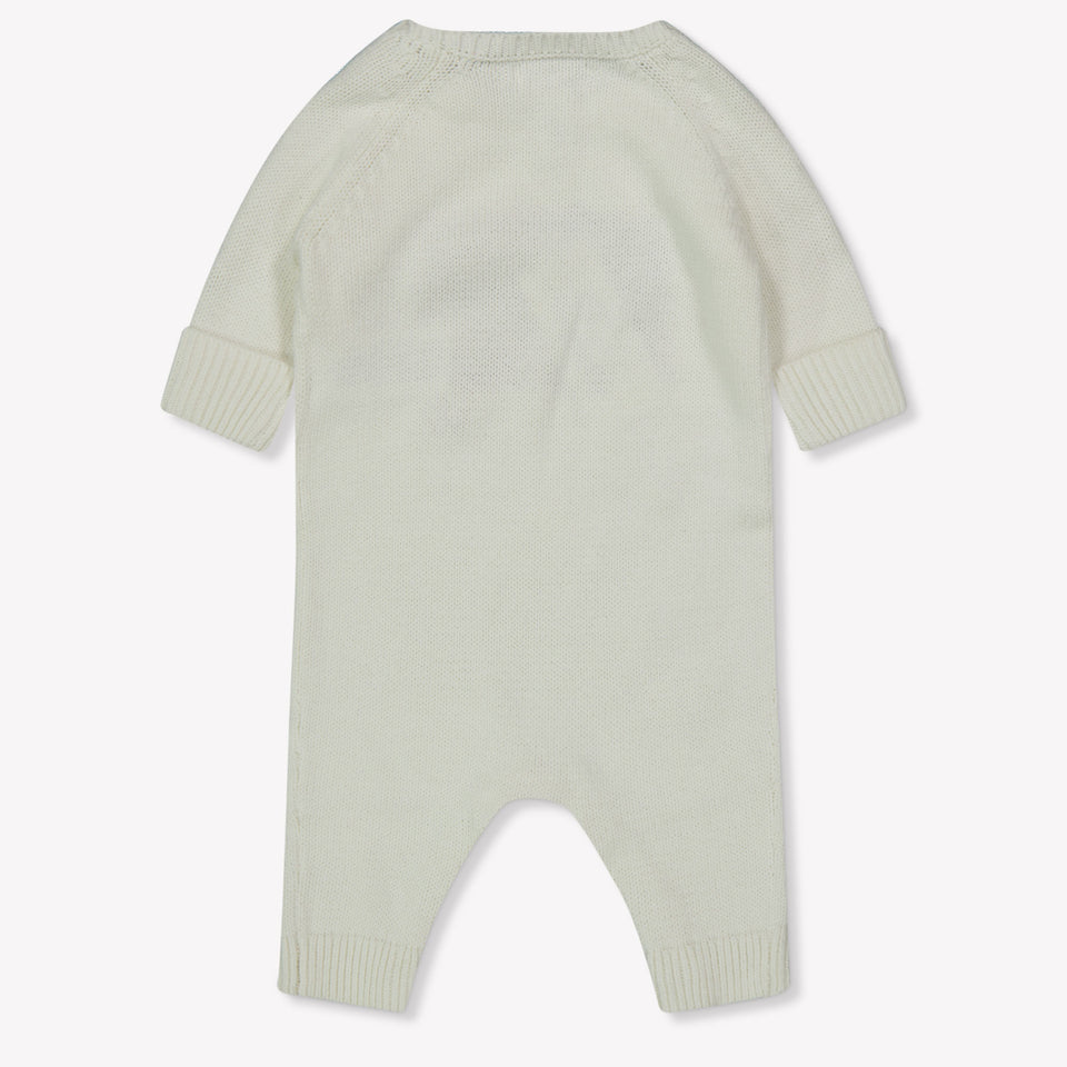 Ralph Lauren Baby Boys Playsuit  Offwhite