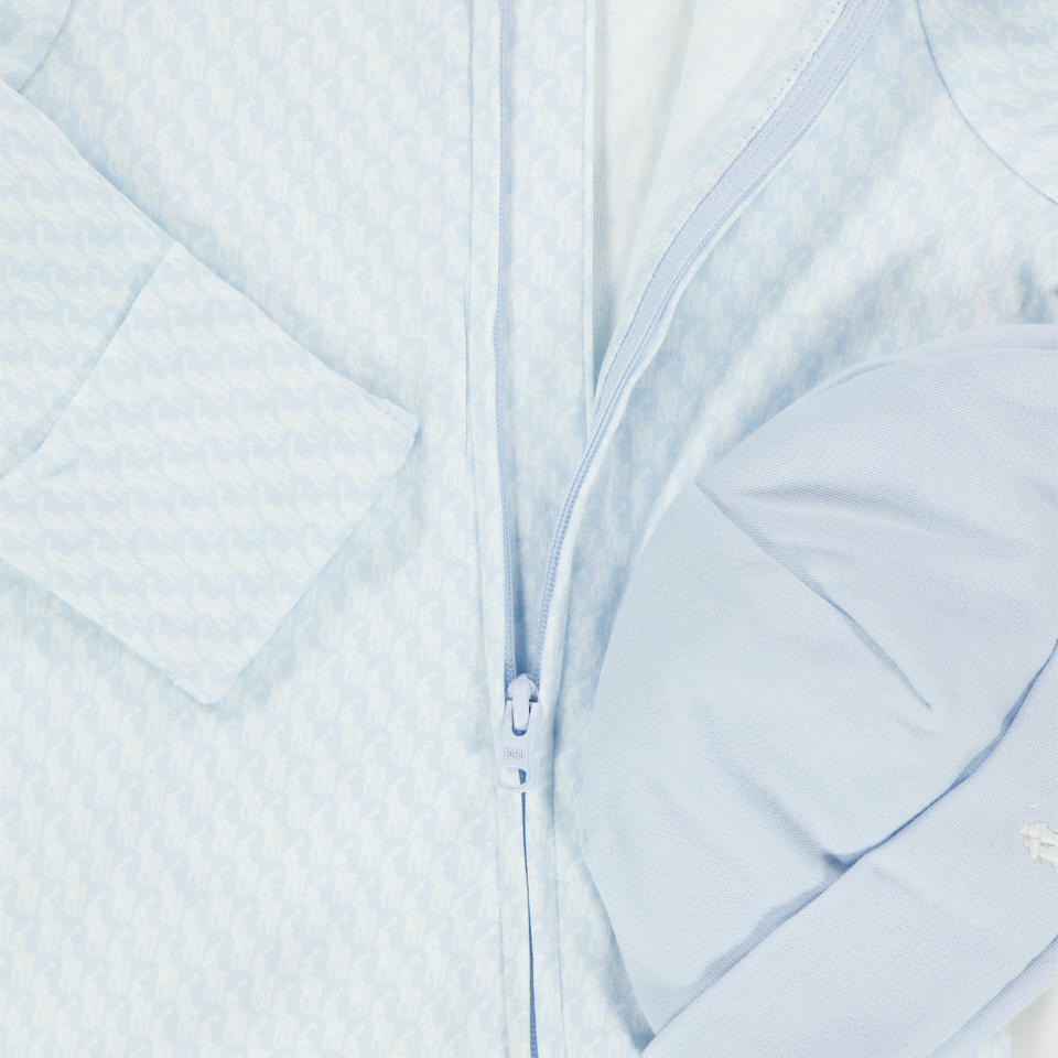 Ralph Lauren Baby Unisex Playsuit  Light Blue