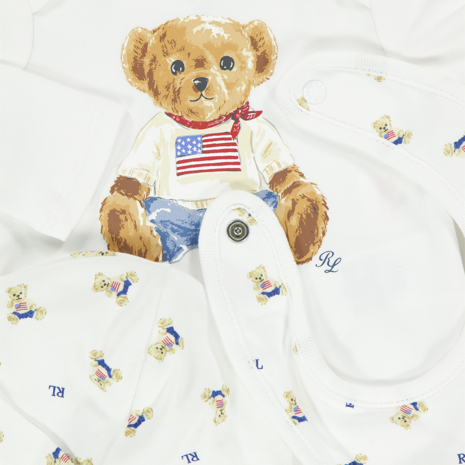 Ralph Lauren Baby Unisex Set  White