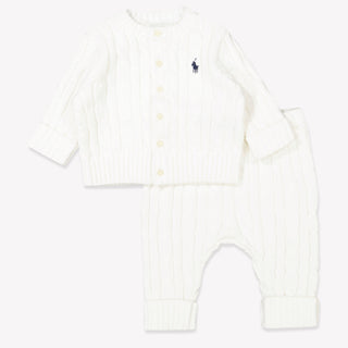 Ralph Lauren Baby Unisex Setje In Wit