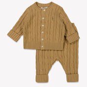 Ralph Lauren Baby Unisex Setje In Camel