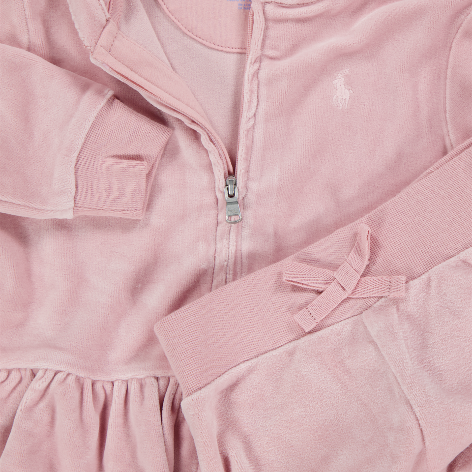 Ralph Lauren Baby Girls Tracksuit  Pink
