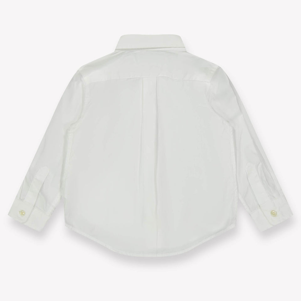 Ralph Lauren Baby Jongens Blouse In Wit