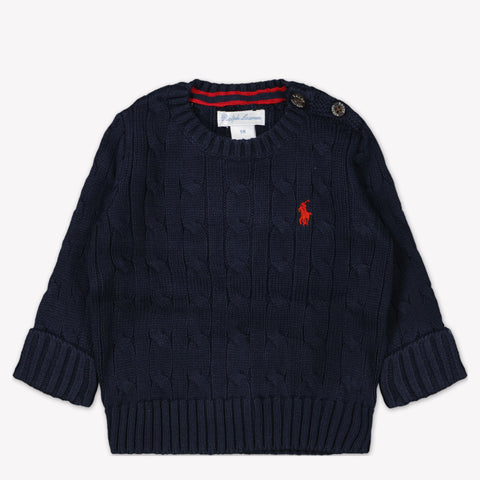 Ralph Lauren Baby Jongens Trui In Navy