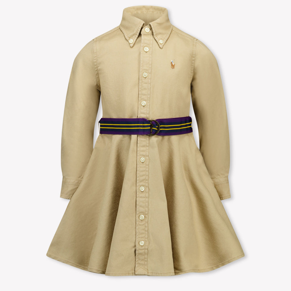Ralph Lauren Kids Girls Dress Khaki
