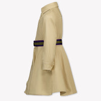 Ralph Lauren Kinder Meisjes Jurk In Khaki