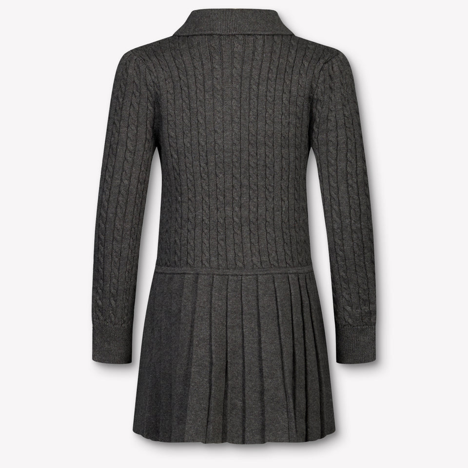 Ralph Lauren Kinder Meisjes Jurk In Antraciet