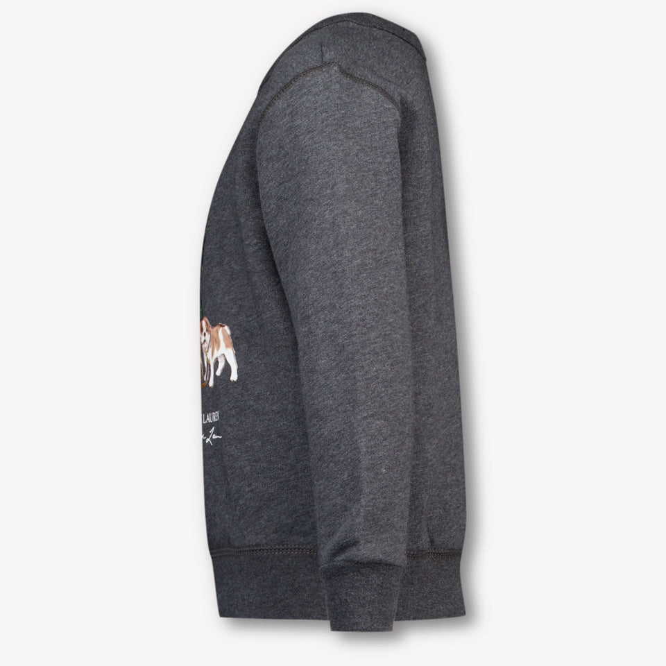 Ralph Lauren Kids Boys Sweater  Anthracite