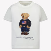 Ralph Lauren Kinder Jongens T-Shirt In Wit
