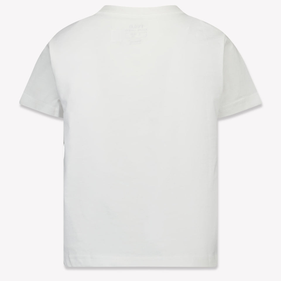 Ralph Lauren Kinder Jongens T-Shirt In Wit