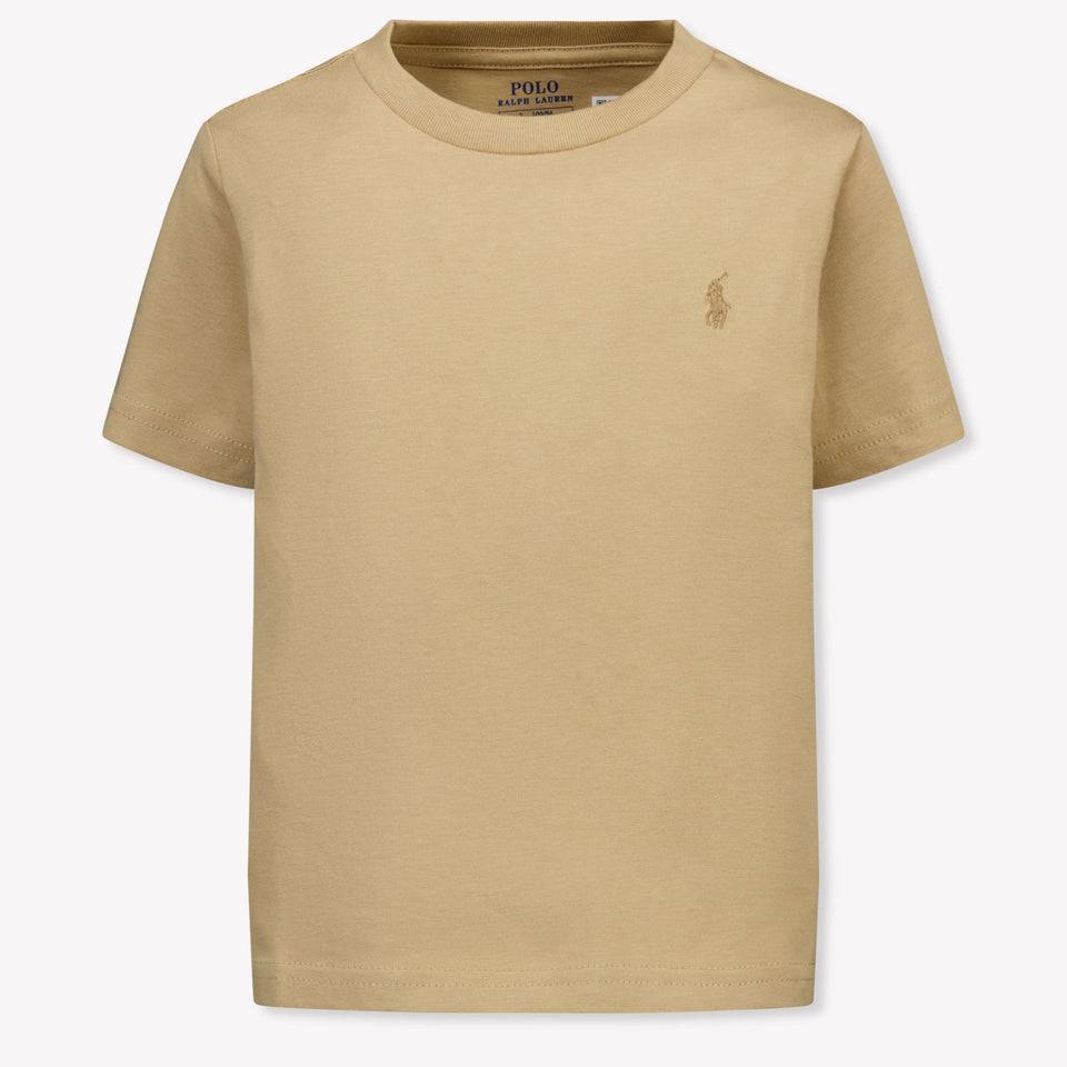 Ralph Lauren Kinder Jongens T-Shirt In Khaki