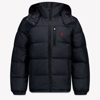 Ralph Lauren Kinder Jongens Winterjas In Zwart