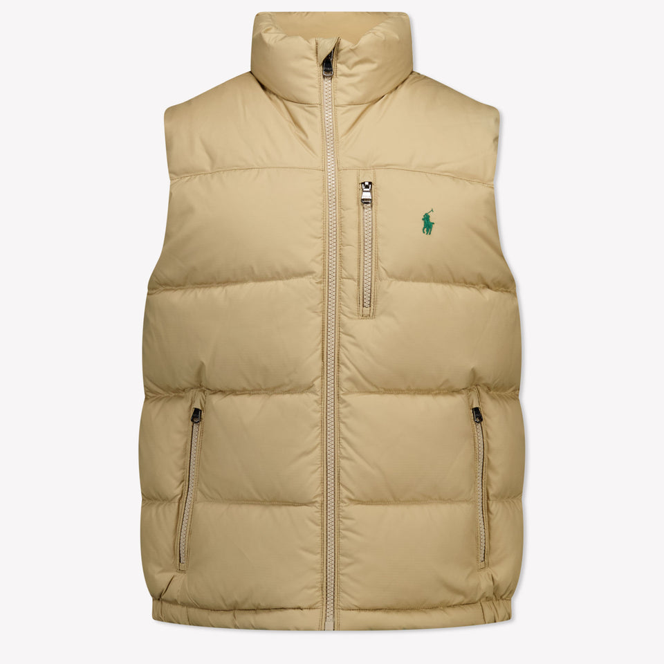 Ralph Lauren Kids Boys Body Warmer  Khaki