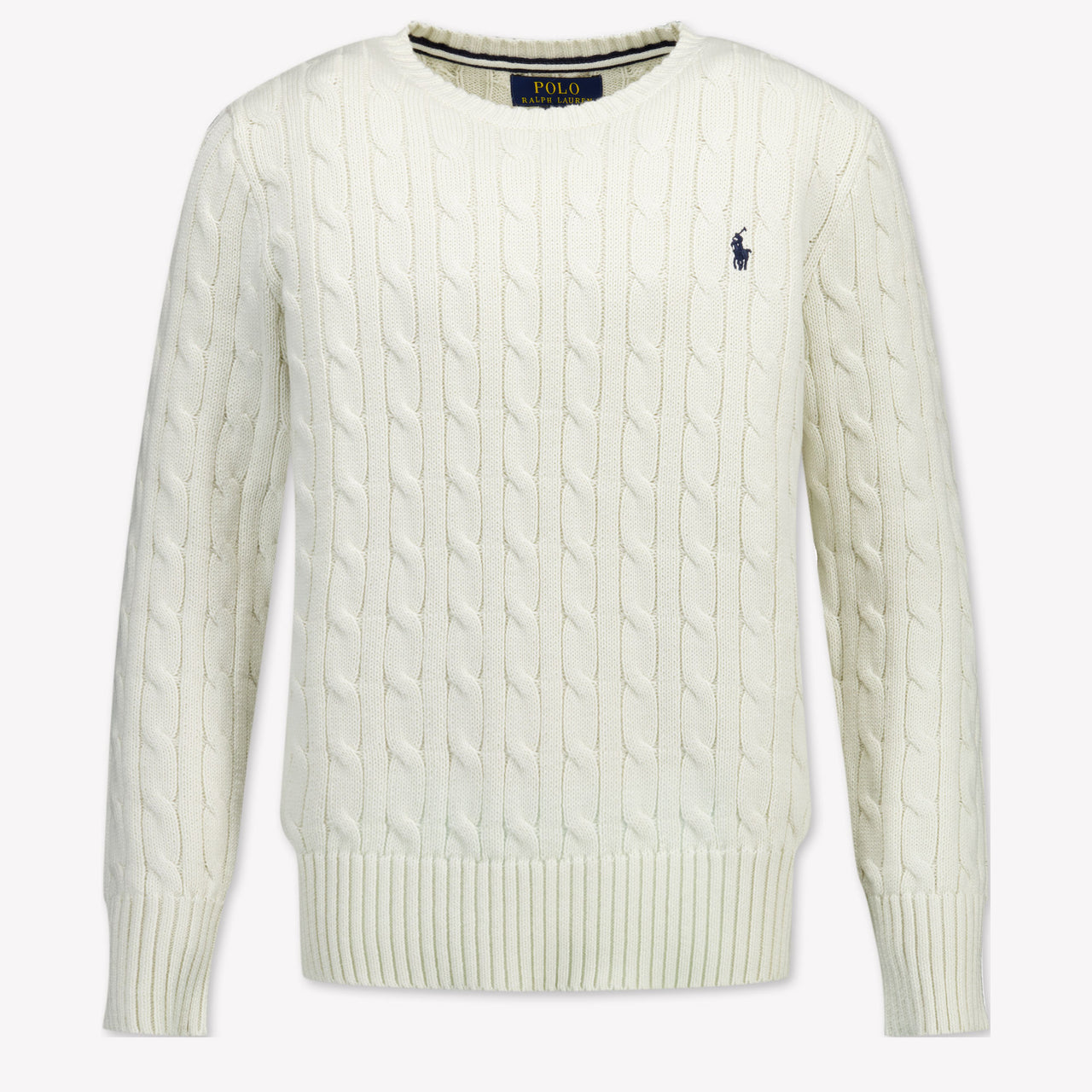 Ralph Lauren Kids Boys Sweater In OffWhite
