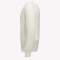 Ralph Lauren Kids Boys Sweater In OffWhite