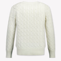 Ralph Lauren Kids Boys Sweater In OffWhite
