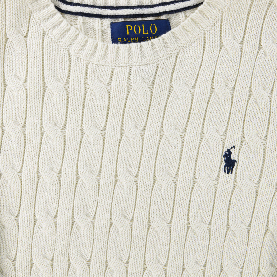 Ralph Lauren Kids Boys Sweater In OffWhite