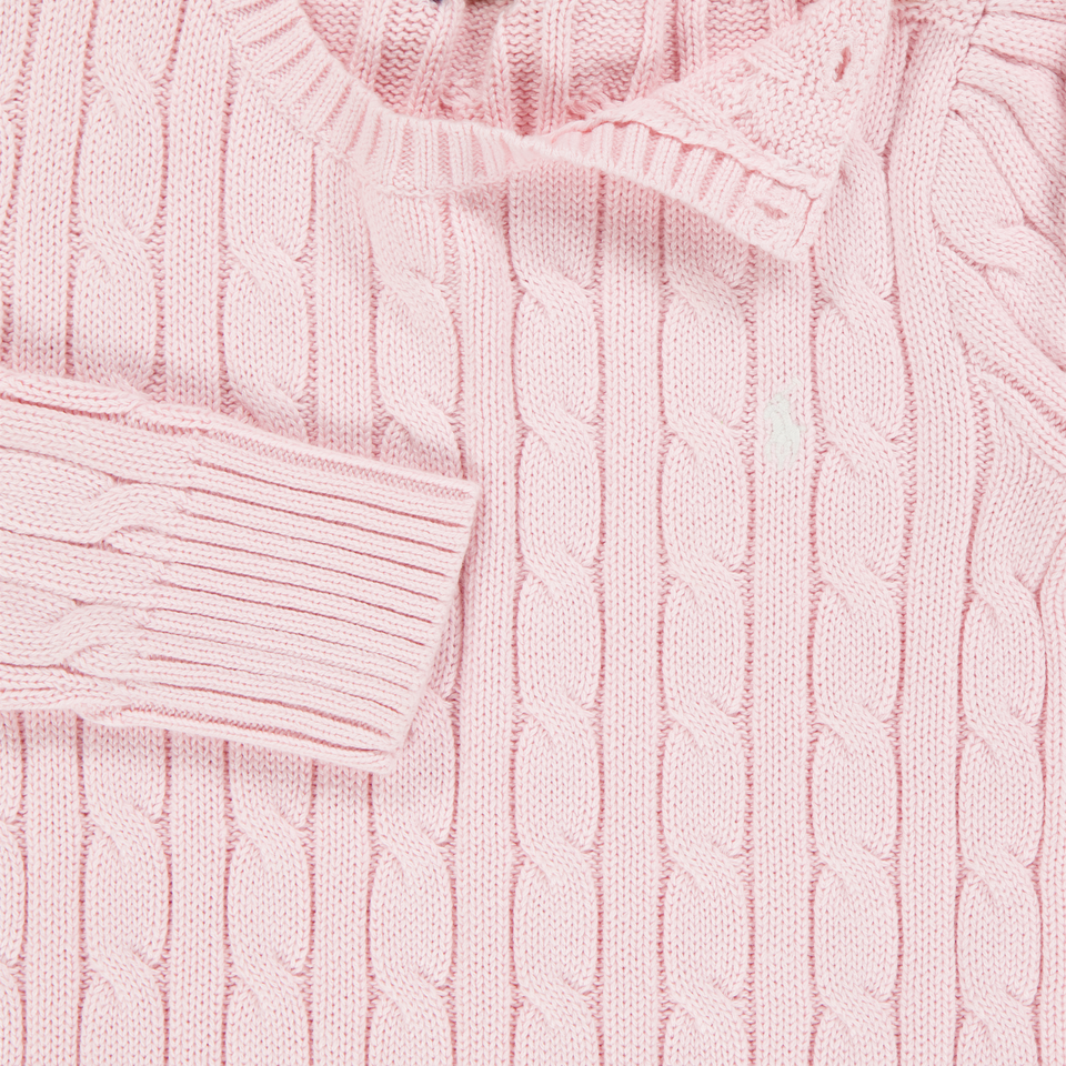 Ralph Lauren Kids Girls Sweater Light Pink