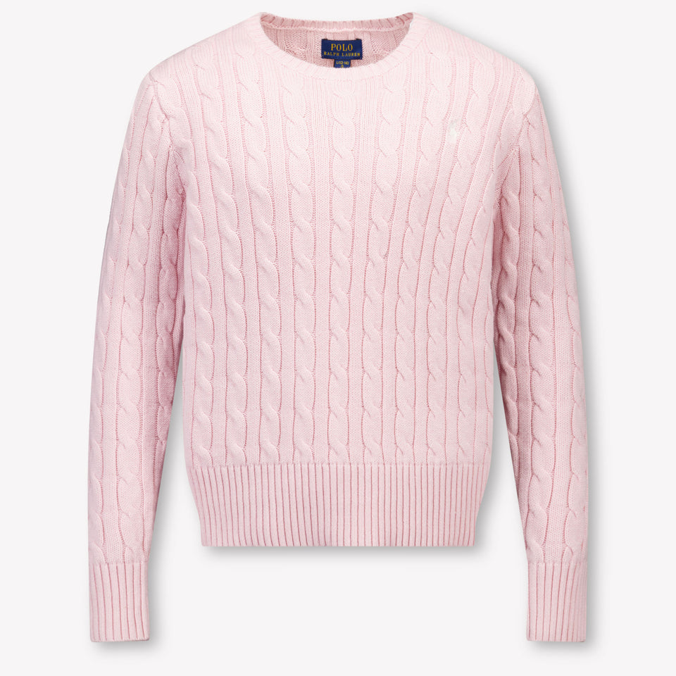 Ralph Lauren Kids Girls Sweater Light Pink