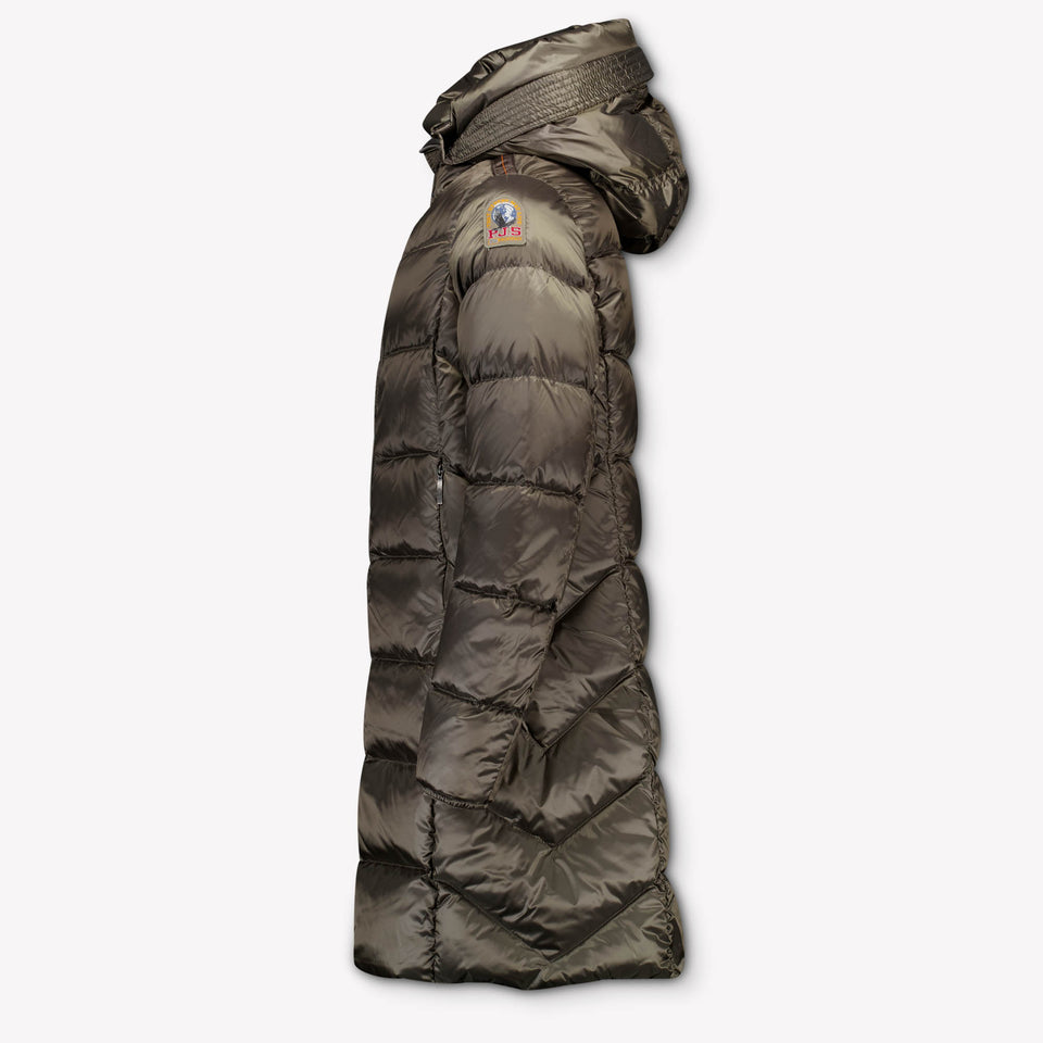 Parajumpers Kids Girls Winter Coat  Olive Green