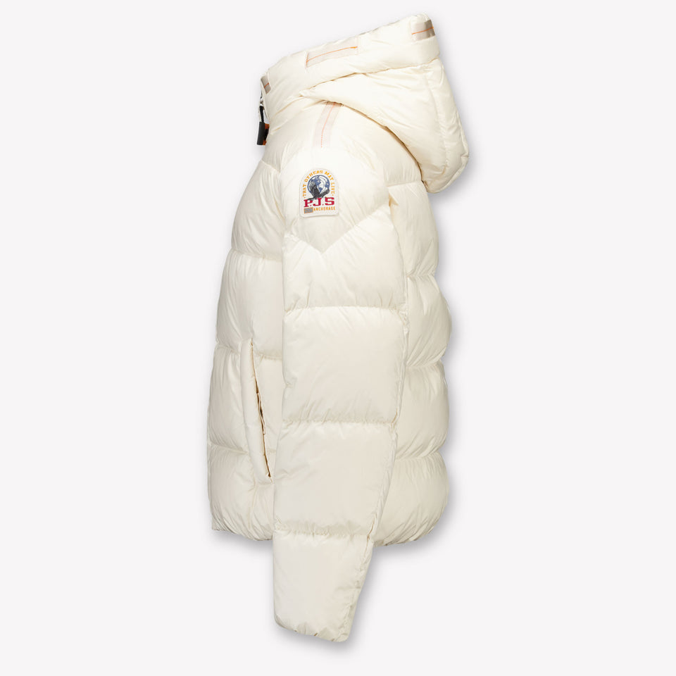 Parajumpers Kids Girls Winter Coat  Offwhite