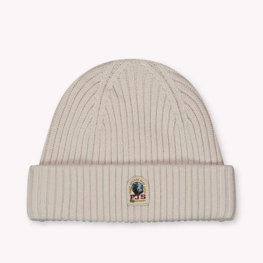 Parajumpers Unisex Kids Beanie in Off-White