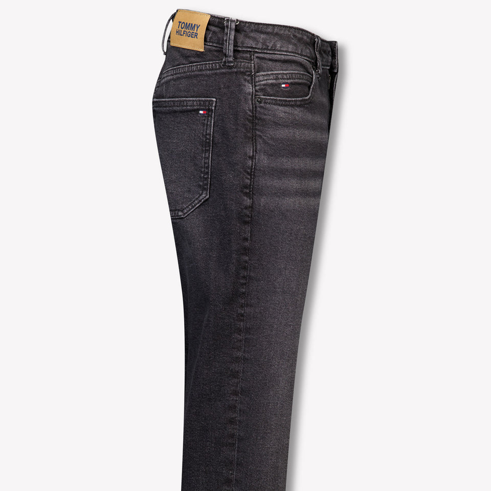 Tommy Hilfiger Kinder Jongens Jeans In Zwart