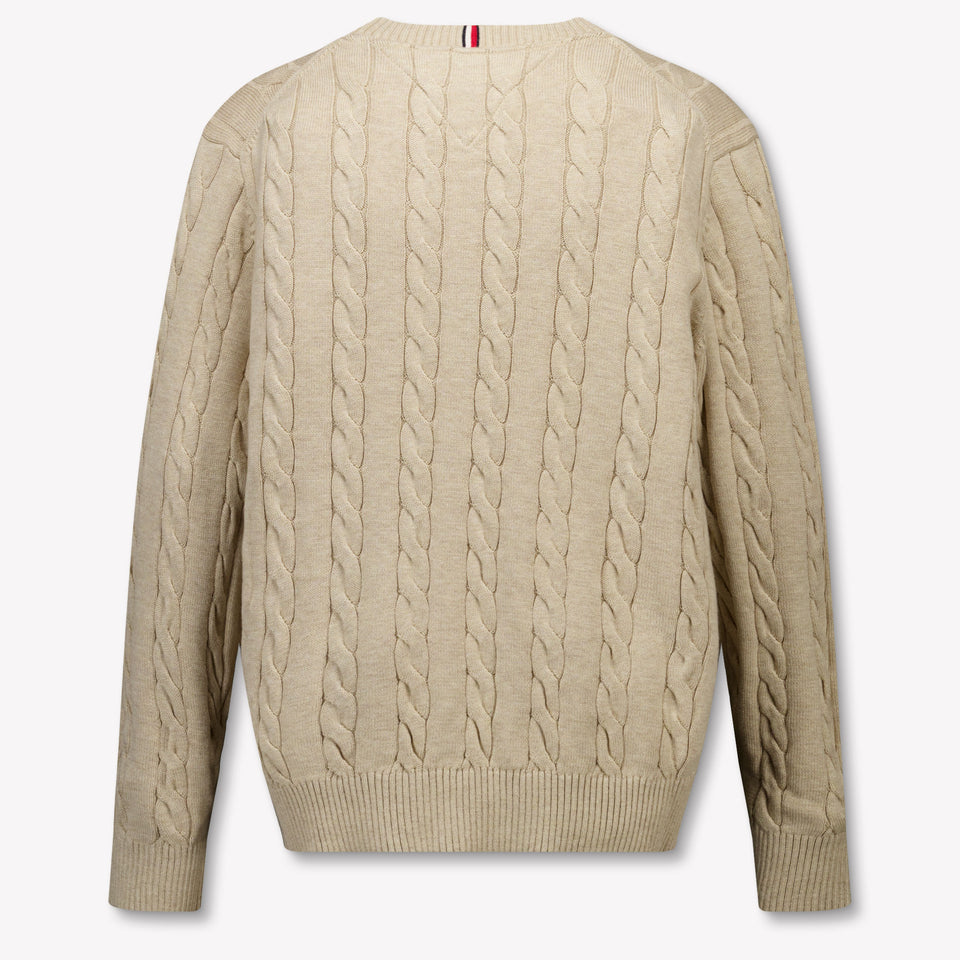 Tommy Hilfiger Kids Boys Sweater  Beige