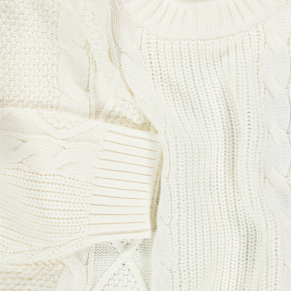 Tommy Hilfiger Kinder Jongens Trui In Off White