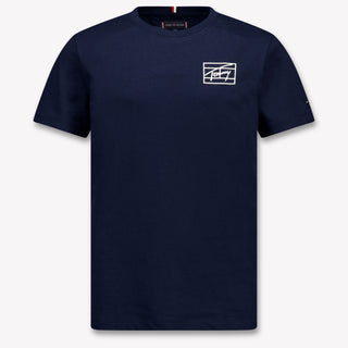 Tommy Hilfiger Kids Boys  T-Shirt Navy
