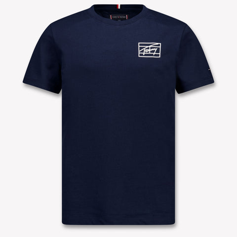 Tommy Hilfiger Kids Boys  T-Shirt Navy