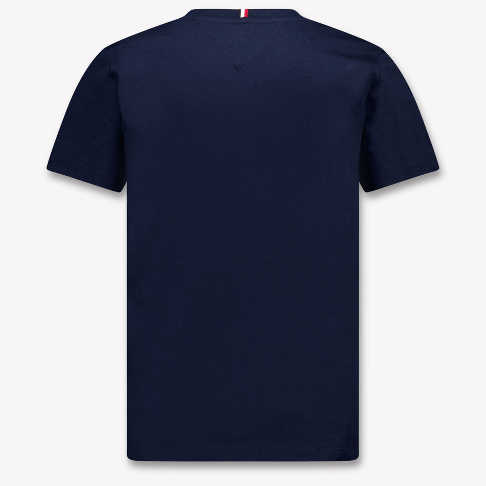 Tommy Hilfiger Kinder Jongens T-Shirt In Navy