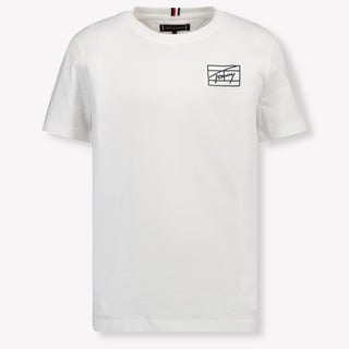 Tommy Hilfiger Kids Boys  T-Shirt White