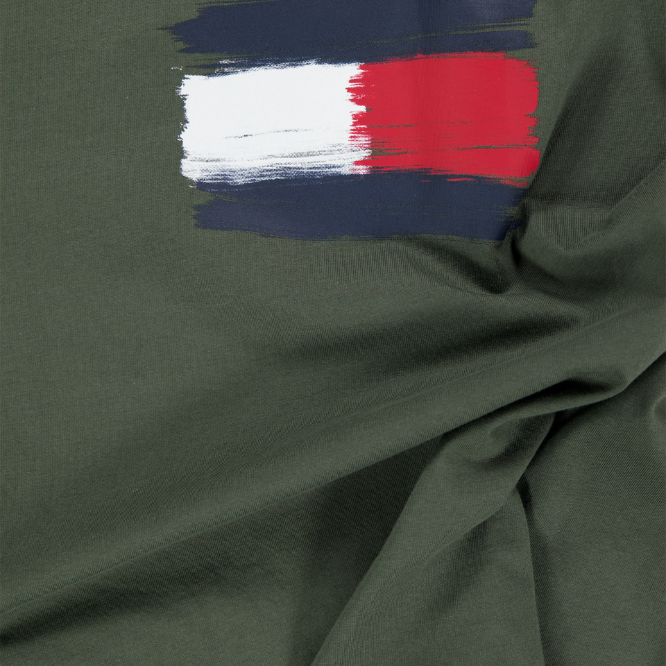 Tommy Hilfiger Kinder Jongens T-Shirt In Army